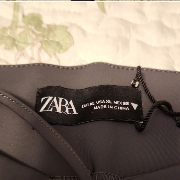 Zara Dark Gray Skinny Women's Pants Size XL - Picture 2 of 7